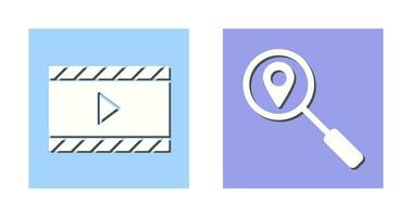 video animation and tracking services Icon vector