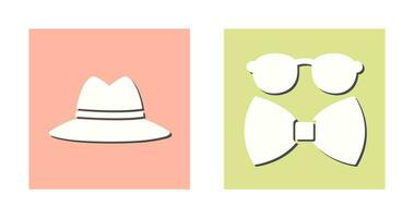 Hat and Hipster Style Icon vector