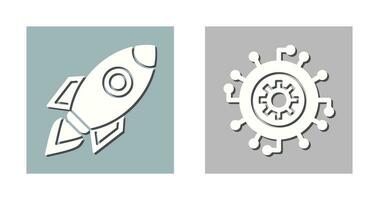 Launch and Progress Icon vector