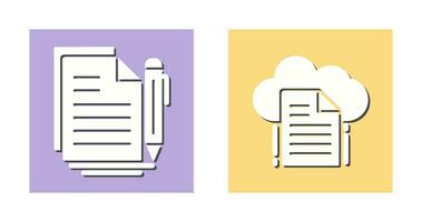 Document and File Icon vector