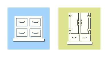 Cabinet and Business Icon vector