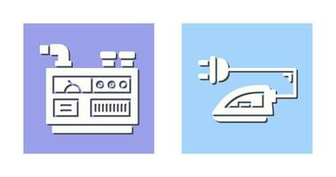 Generator and Iron Icon vector