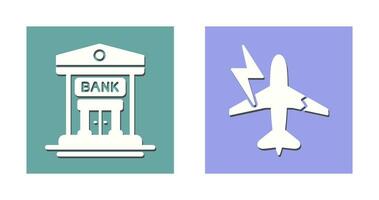 Health and Bank Icon vector