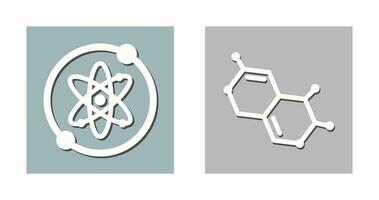 Proton and Molecule Icon vector