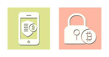 Shield and Lock Icon vector