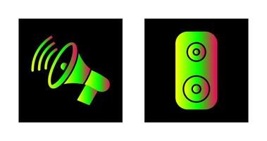 Announcing and Speaker Icon vector