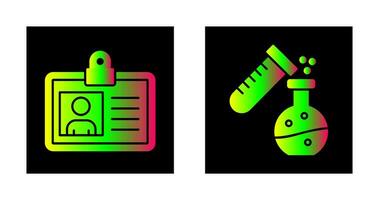 Identity and Lab Icon vector