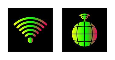 Signal on User and global Signals Icon vector