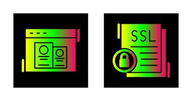 User and Protection Icon vector