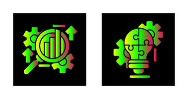 Analysis and Problem  Icon vector
