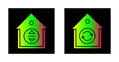 Lift and Rotate Icon vector