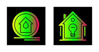 Fire Alarm and Home Automation Icon vector