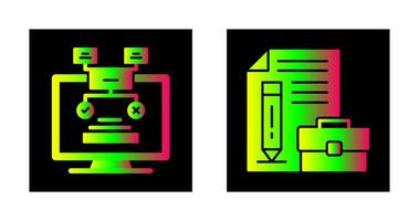 Methodology and Portfolio Icon vector