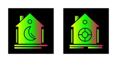 Night Mode and Safe Icon vector