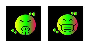 Vomit and Mask Icon vector