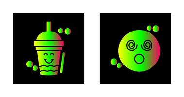 Drink and Dizzy Icon vector