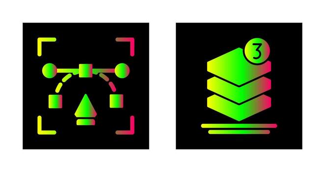 vector and layer Icon