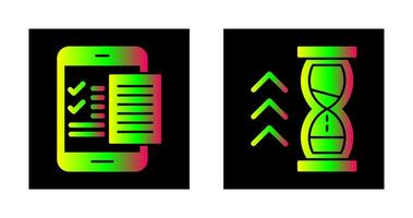 Check List and Quick Response Icon vector