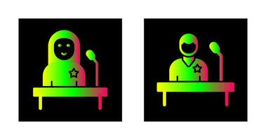 Candidate and Candidate Icon vector