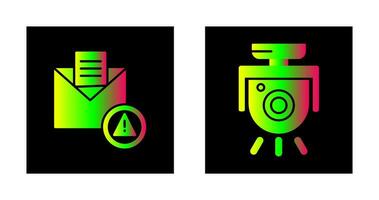 Spam and Security Camera Icon vector