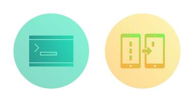 console and data transfer Icon vector
