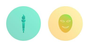Museum Torch and Ancient Icon vector