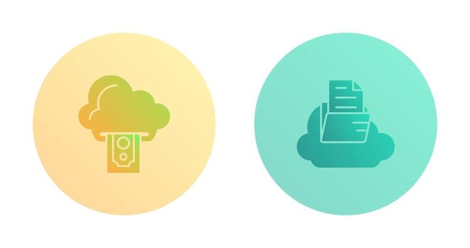 Cloud Computing and Cloud  Icon vector