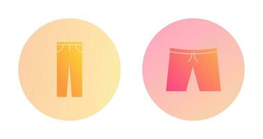 Pants and Shorts  Icon vector