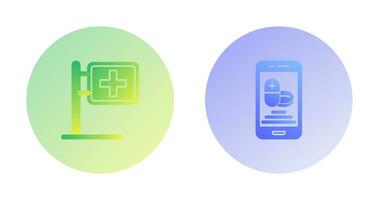 Signboard and Online Store Icon vector