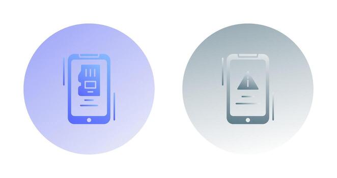 memoria y error icono vector