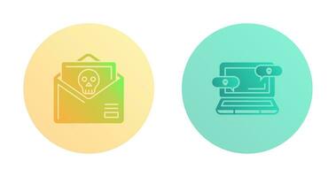 Spam and Infected Icon vector