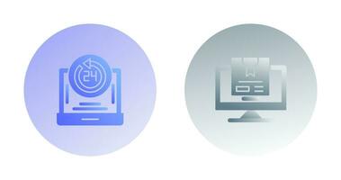 24h Support and New Lable Icon vector