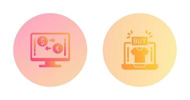Currency Exchange and Buy Icon vector