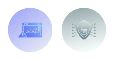 Phishing Password and Security Icon vector