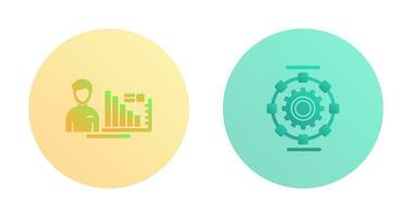 Consulting and Automated  Icon vector