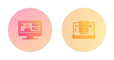 Internet and Scores Icon vector