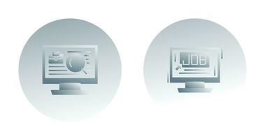 Job and Job Search Icon vector
