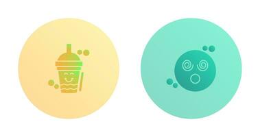 Drink and Dizzy Icon vector