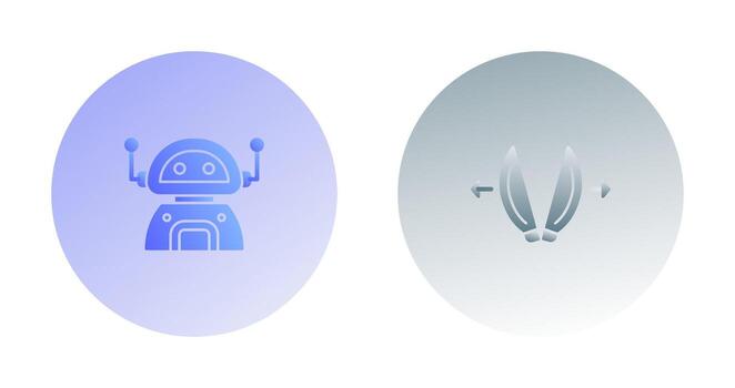 robot and playload Icon vector