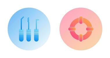 Lockpick and Life Guards Icon vector