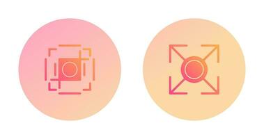 crop and expand Icon vector