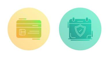 Credit Card and Period Time Icon vector