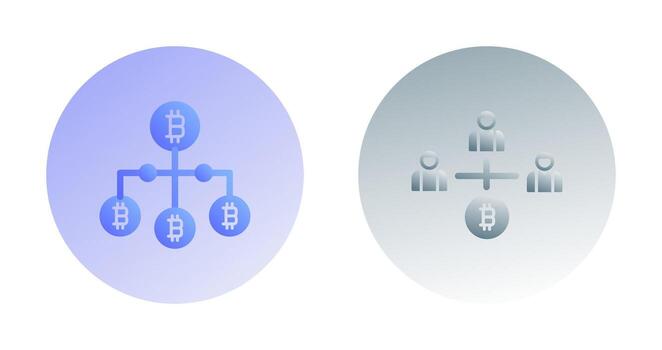 Link and Users Icon vector