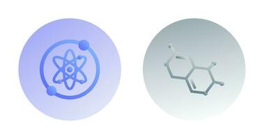 Proton and Molecule Icon vector