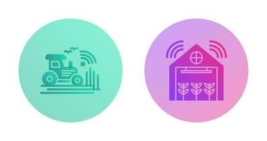 Cultivation and Warehouse Icon vector