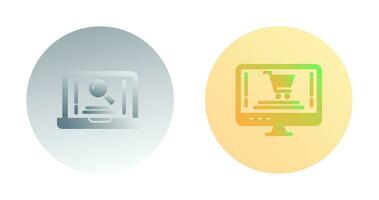 Search and Online Shopping Icon vector