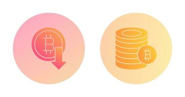 Lose and Coins Icon vector