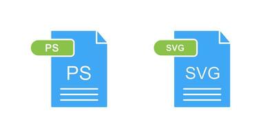 PS and SVG Icon vector