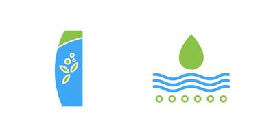 Natural and Moisture Icon vector