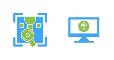 Order Tracking and Location Icon vector